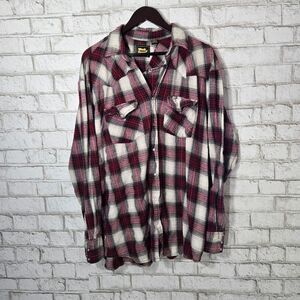 Work‎ N Sport flannel flannel button down